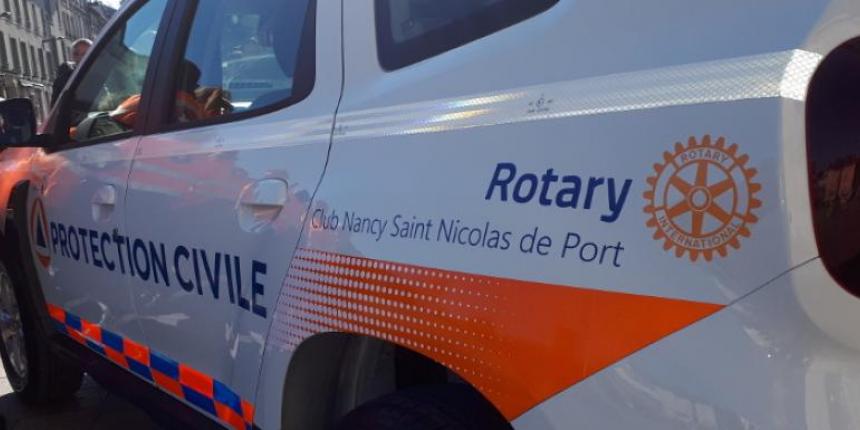 Une voiture offerte à la Protection civile